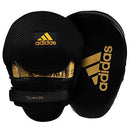 Pistehanskat - Adidas - Curved, Musta/Kulta/Hopea