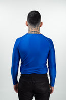 Rash Guard - Nippon Sport - 'Classic' - Pitkähihainen - Sininen