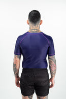 Rash Guard - Nippon Sport - 'Classic' - Lyhythihainen - Purppura