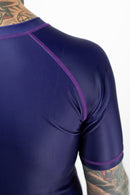 Rash Guard - Nippon Sport - 'Classic' - Lyhythihainen - Purppura