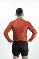 Rash Guard - Nippon Sport - 'Classic' - Pitkähihainen - Ruskea