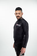Rash Guard - Nippon Sport - 'Classic' - Pitkähihainen - Musta