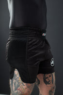 Muay Thai shortsit - Nippon Sport - Musta