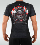 Rash Guard - Ground Game - Samurai 2.0 - Lyhyt hihainen, Musta