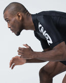 Rash guard - Kingz - Kore - Lyhythihainen, musta