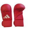 Karate otteluhanskat - Adidas - WKF, Punainen