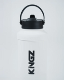 Juomapullo - Kingz - Flo Bottle, Valkoinen