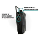Säilytyskotelo hammassuojille - Sisu mouthguard case - Musta