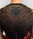 Rashguard - Venum - Quetzal Fury - Lyhythihainen, Musta/Punainen/Oranssi