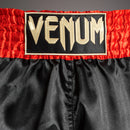 Muay Thai Shortsit - Venum - Classic - Punainen/Musta/Kulta