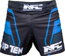 MMA-Shortsit - TOP TEN - 'NFC' - Musta/Sininen