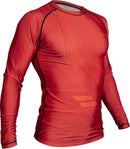 Rash Guard - TOP TEN - 'COMBat' - Pitkähihainen - Punainen