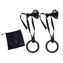 Gymnastics Rings - Tunturi - 23cm x 28mm - Musta