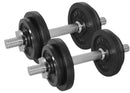 Håndvægtssæt - Tunturi - 20kg - 2 stænger