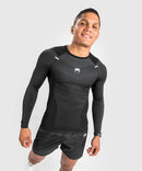Rashguard - Venum - 'BioMecha' - Pitkähihainen - Musta/Harmaa