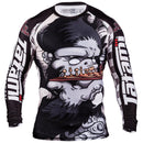 Rashguard - Tatami - 'Chess Gorilla' - White-Black