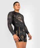 Rashguard - Venum - 'Santa Muerte Dark Side' - Pitkähihainen - Musta/Ruskea