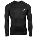 Rash Guard - Venum - 'G-Fit' -  Pitkähihainen - Musta