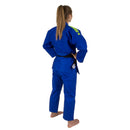 Judogi - Adidas - Quest J690 - Sininen/Keltainen