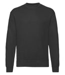 Collegepaita - Fruit of the Loom - 'Crewneck' - Musta
