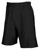 Shortsit - Fruit of the Loom - Lightweight Shorts - Musta