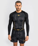 Rashguard - Venum - Razor - Pitkähihainen - Musta/Kulta
