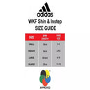 Karate Jalka- ja säärisuojat - Adidas - WKF - Punainen