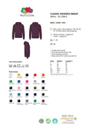 Huppari - Fruit of the Loom - 'Classic' - Navy
