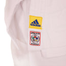Adidas judo gi - Champion 2.0 - IJF Red Label - Slim Fit - Valkoinen/Keltainen