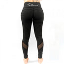 Grappling Tights - Tatami Spats - Ladies Black Script Spats
