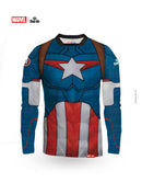 Rashguard - Daedo Marvel Rashguard Captain America, pitkähihainen