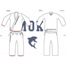 Moka - Simple BJJ Gi-puku - Valkoinen