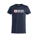 T-Paita - Nippon Sport - 'Basic' - Mariininsininen